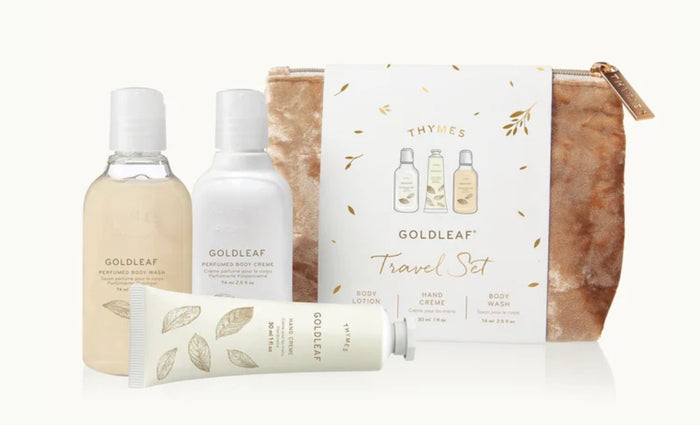 Goldleaf Travel Set with Beauty Bag