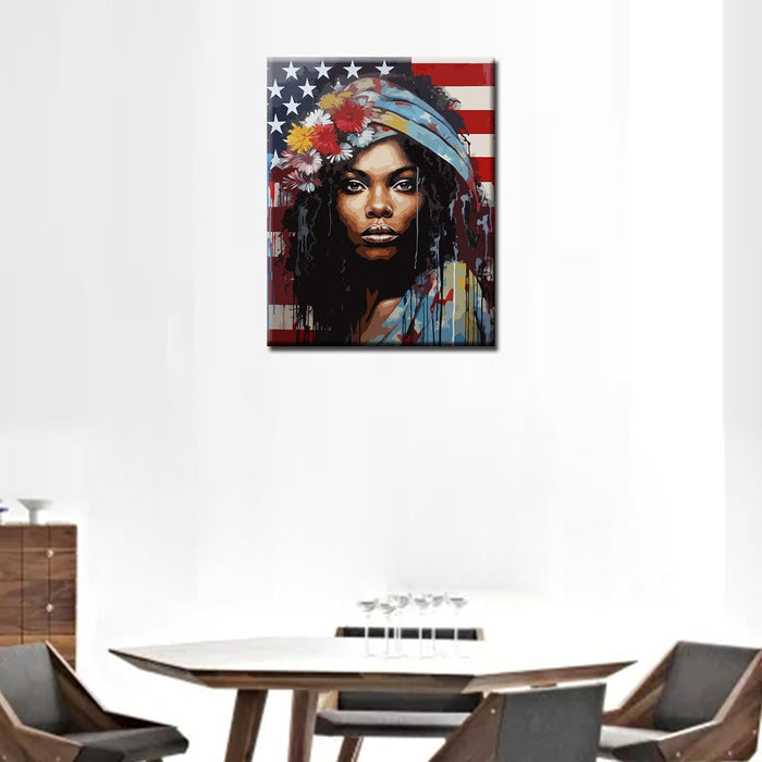 Graffiti America African Women Paint by Numbers