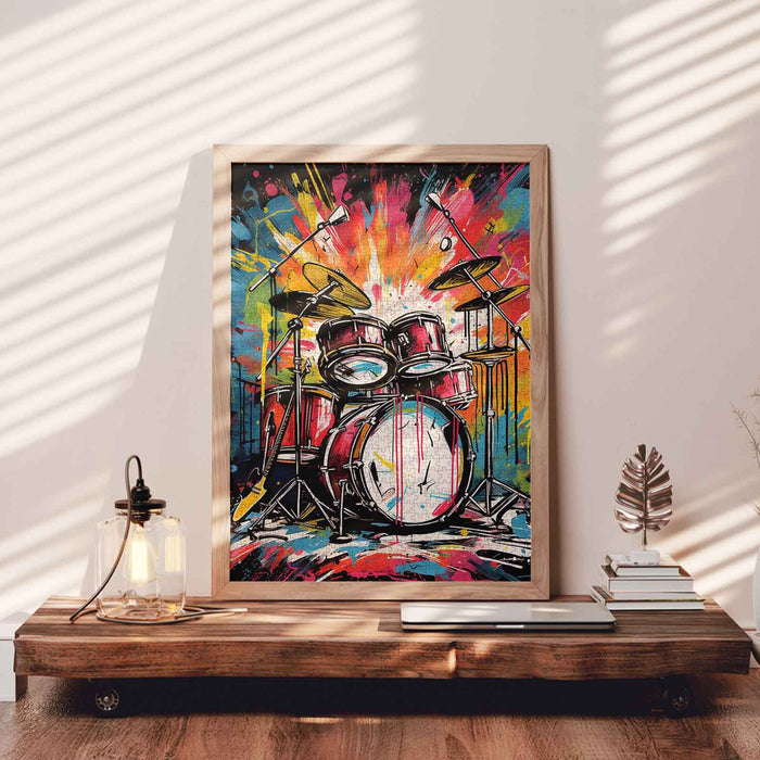 Graffiti Drums Jigsaw Puzzle