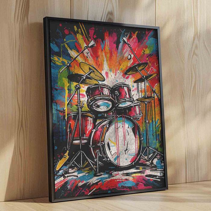 Graffiti Drums Jigsaw Puzzle