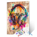 Graffiti Headset Vibes paint by numbers