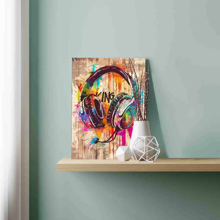 Graffiti Headset Vibes paint by numbers