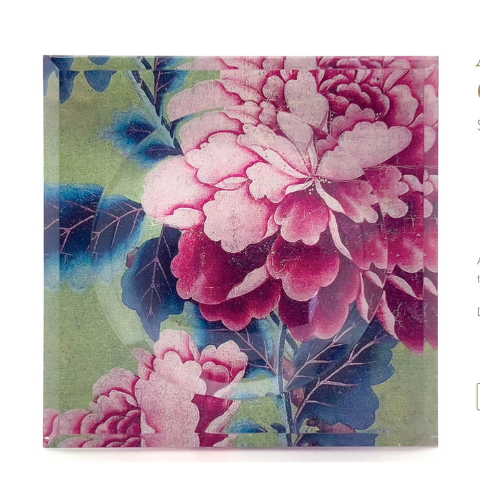 Green Chinoiserie Soap Dish
