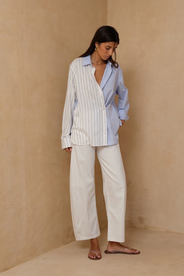 Guildford Cotton Pant - Ivory