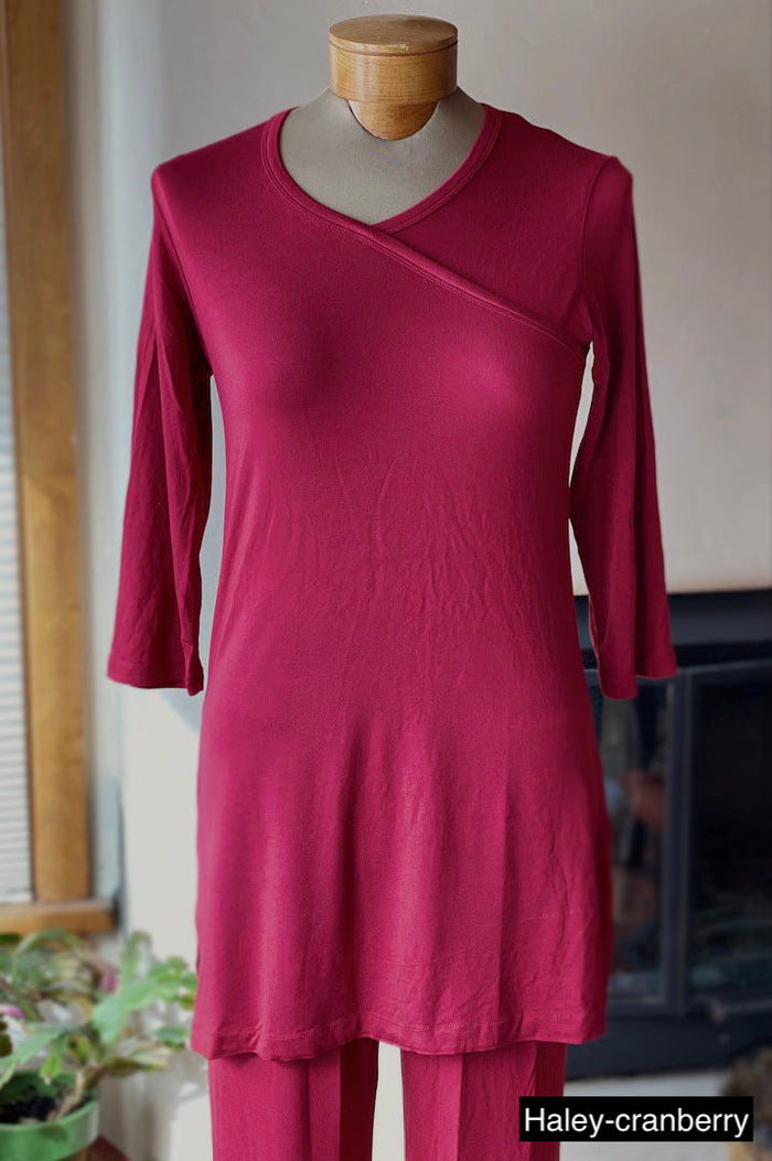 Haley bamboo 3/4 sleeves pajamas by Yala