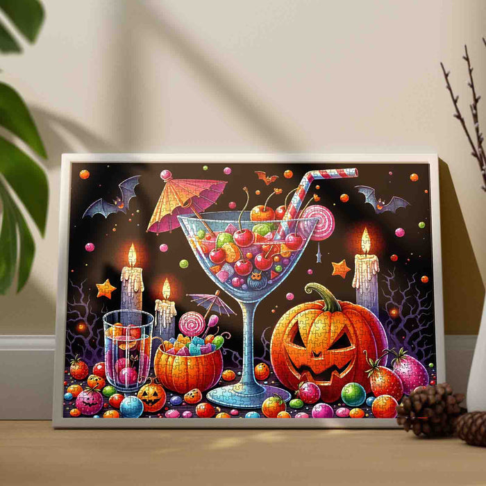 Halloween Candy Cocktail Jigsaw Puzzle