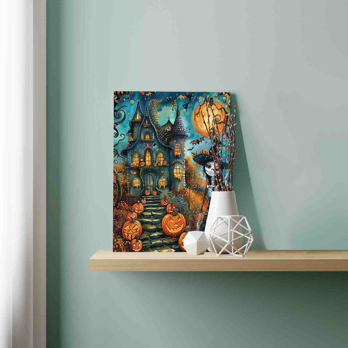 Halloween Girl Elf Witch Paint by Numbers