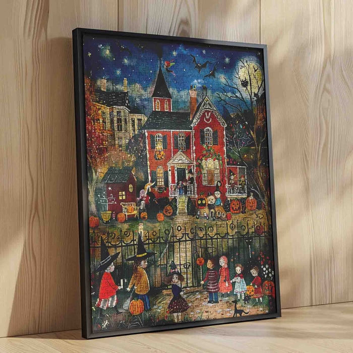 Halloween Night Trick or Treat Jigsaw Puzzle