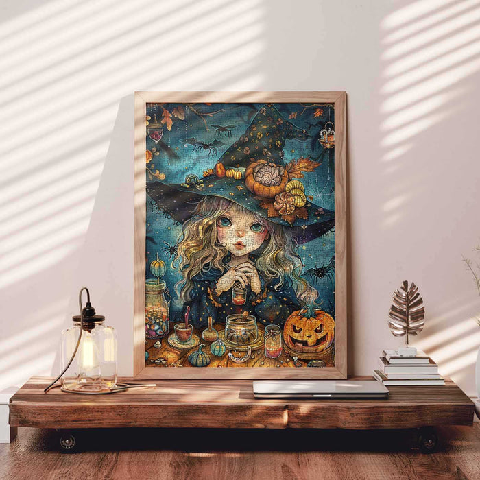 Halloween Pumpkin Girl Jigsaw Puzzles