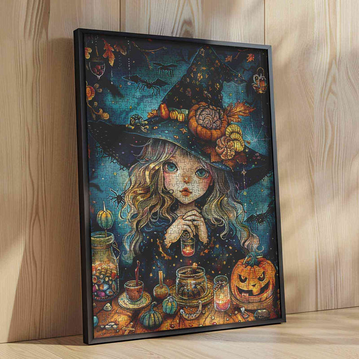 Halloween Pumpkin Girl Jigsaw Puzzles