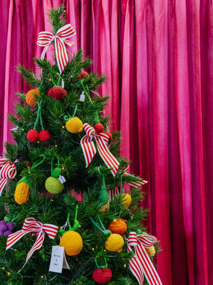 Hand Crocheted Christmas Decoration - Grapes