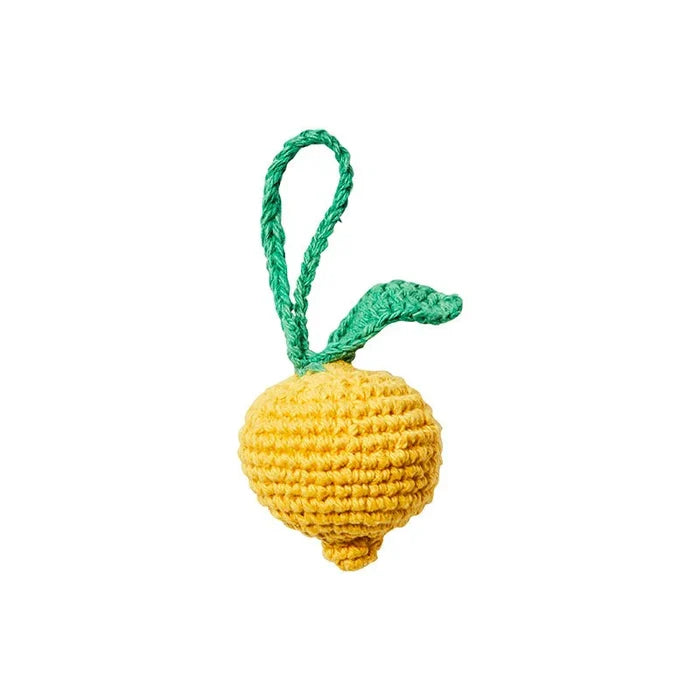Hand Crocheted Christmas Decoration - Lemon
