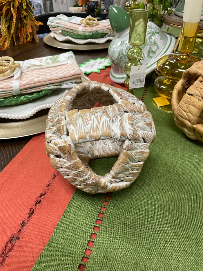 Handmade rattan orb