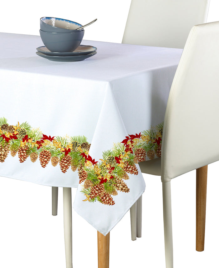 Hanging Pinecones Garland Rectangles