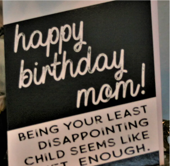 Happy Birthday Mom Greeting Card