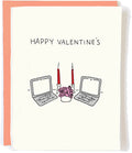 Happy Valentines Laptop Card