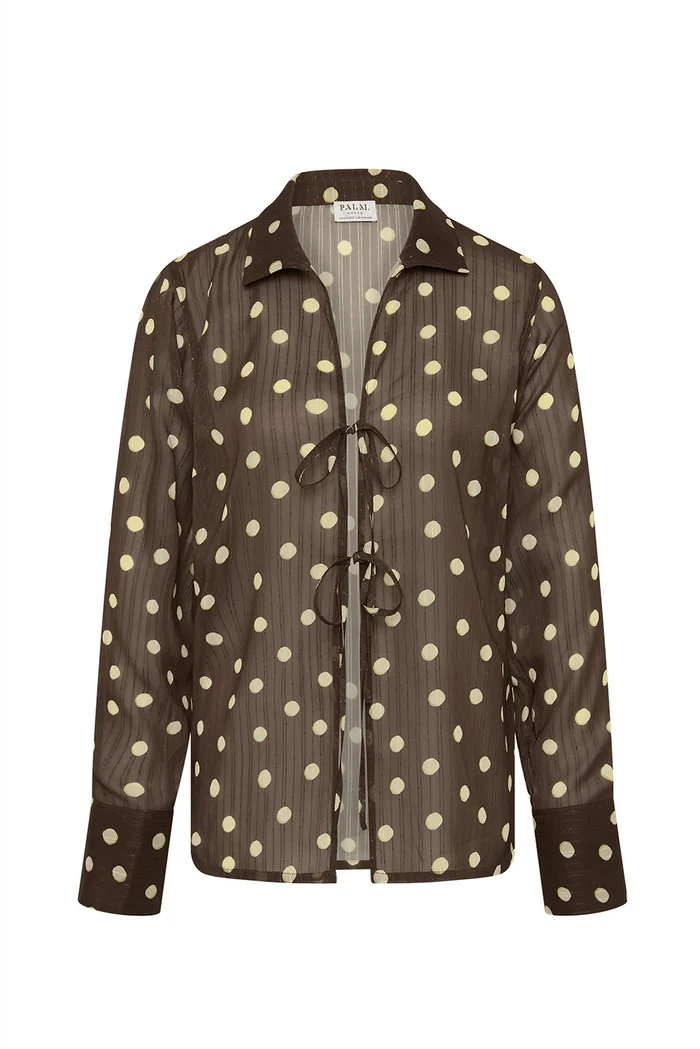 Harlow Shirt - Giallo Pois