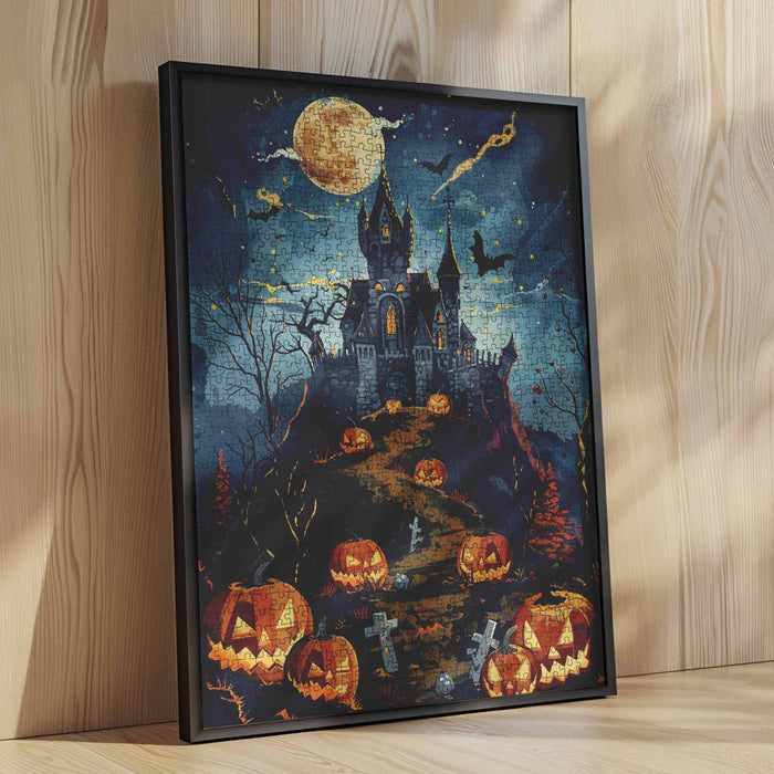 Haunted Hill Pumpkin Path Jigsaw Puzzle