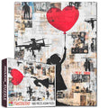 Heart Balloon Graffiti Jigsaw Puzzle