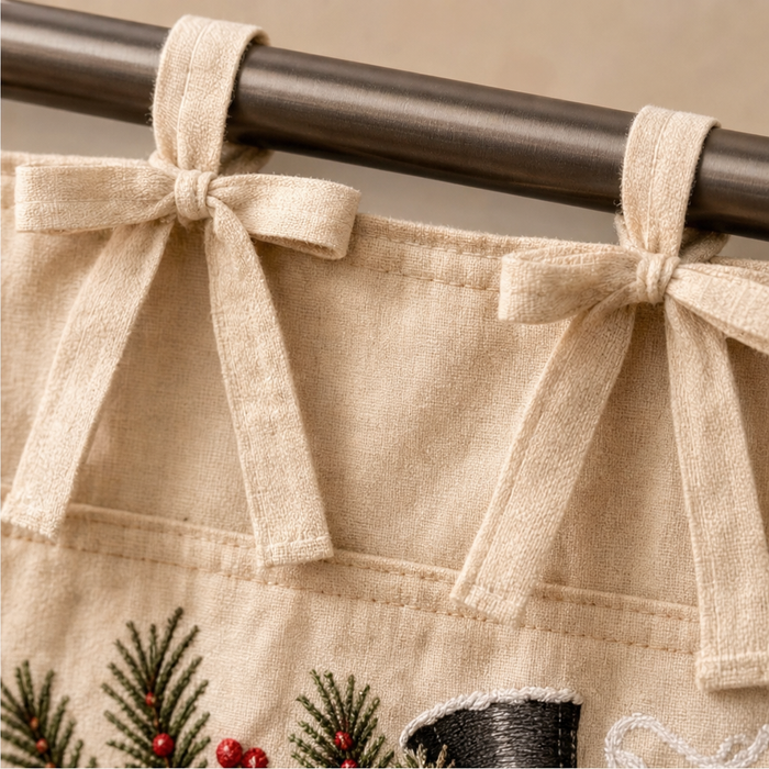 Hearth & Holly – Tie-On Pocketed Christmas Appliance Skirt