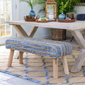 Hemp & Recycled Denim Bench