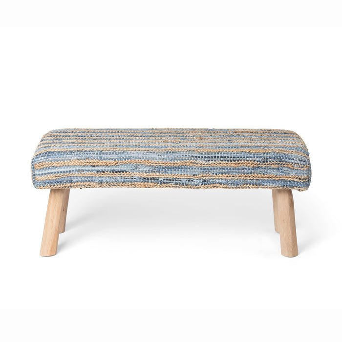 Hemp & Recycled Denim Bench