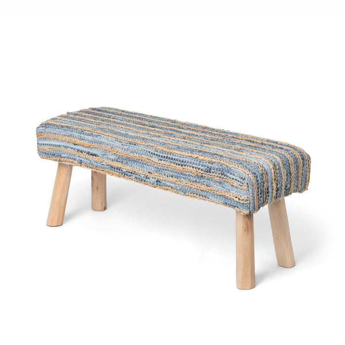 Hemp & Recycled Denim Bench