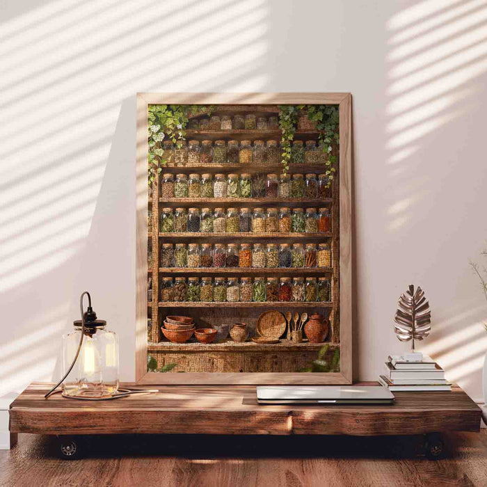 Herbal Apothecary Shelf Jigsaw Puzzle