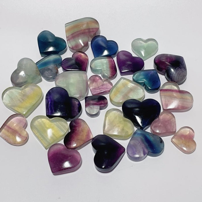High Quality Rainbow Fluorite Heart Wholesale -Wholesale Crystals