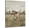 His Embrace - Brown Hair Boy - Canvas