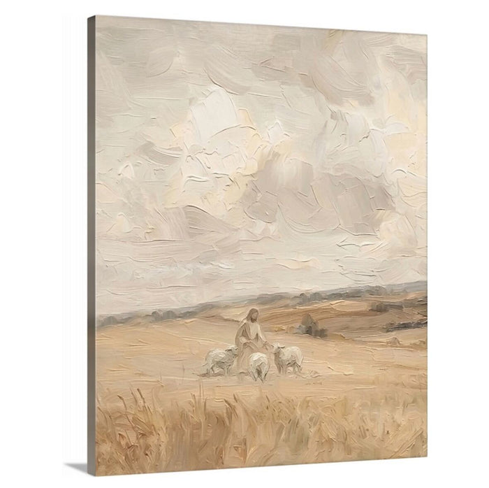 His Flock - Canvas