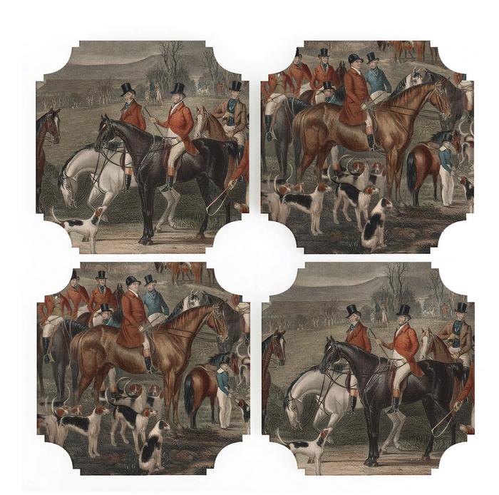 Hunt Coasters  - Set of Four