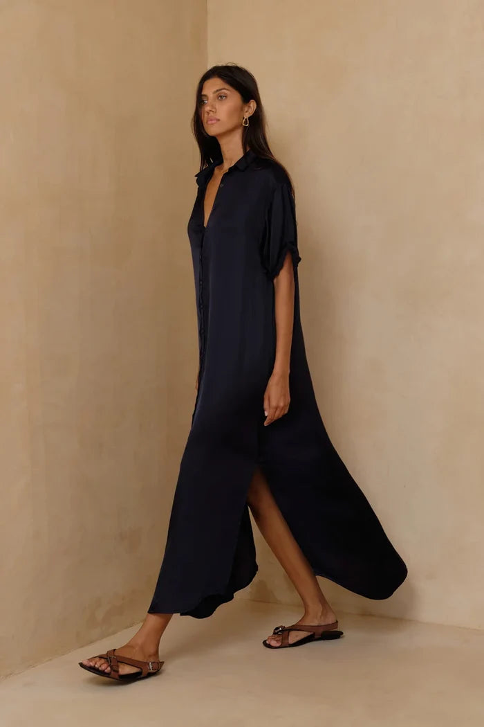 Hutton Dress - Navy