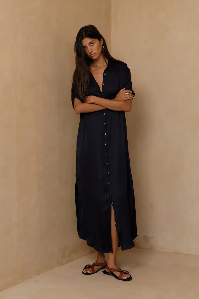 Hutton Dress - Navy