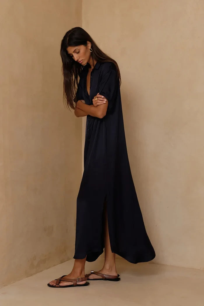 Hutton Dress - Navy