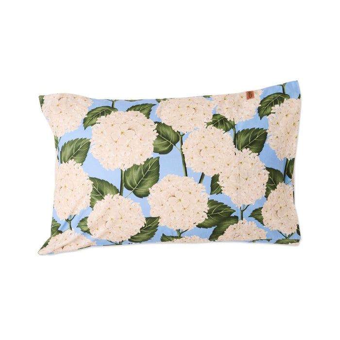 Hydrangea Blue Organic Cotton Pillowcases