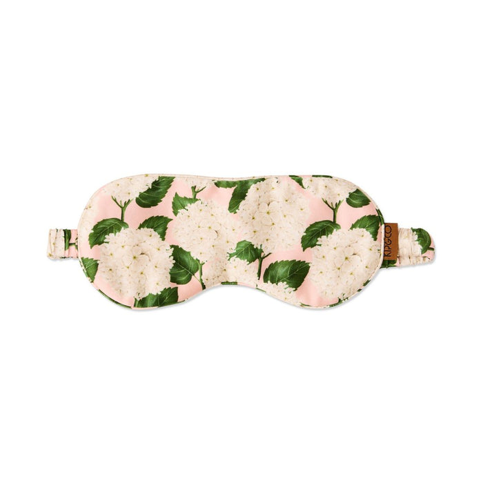 Hydrangea Pink Silk Eye Mask
