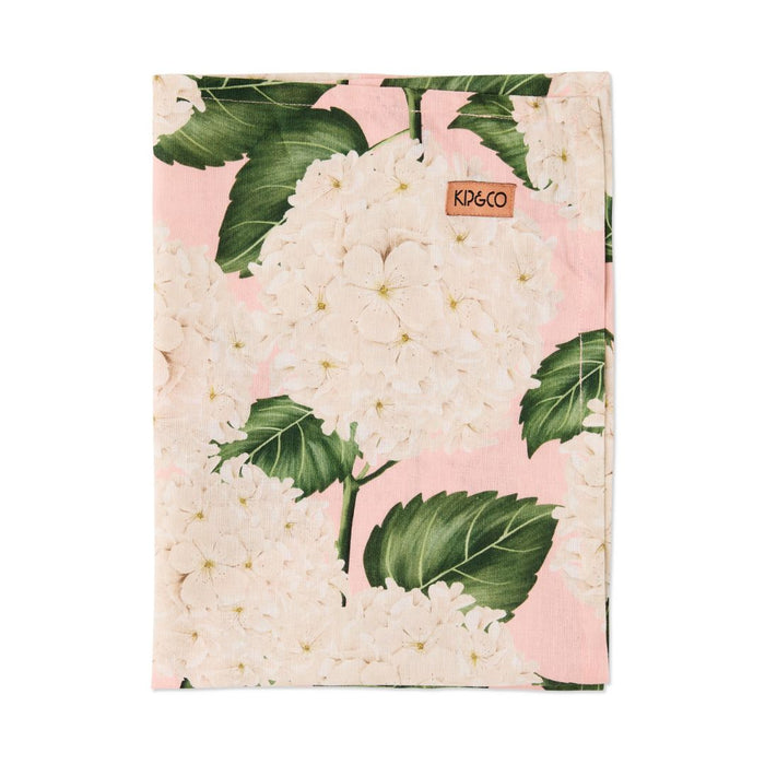 Hydrangea Pink Tea Towel