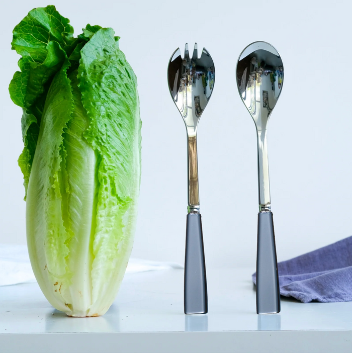 Icone Natura Salad Tongs, Grey