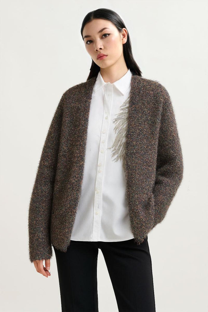Ileast Textured Cardigan