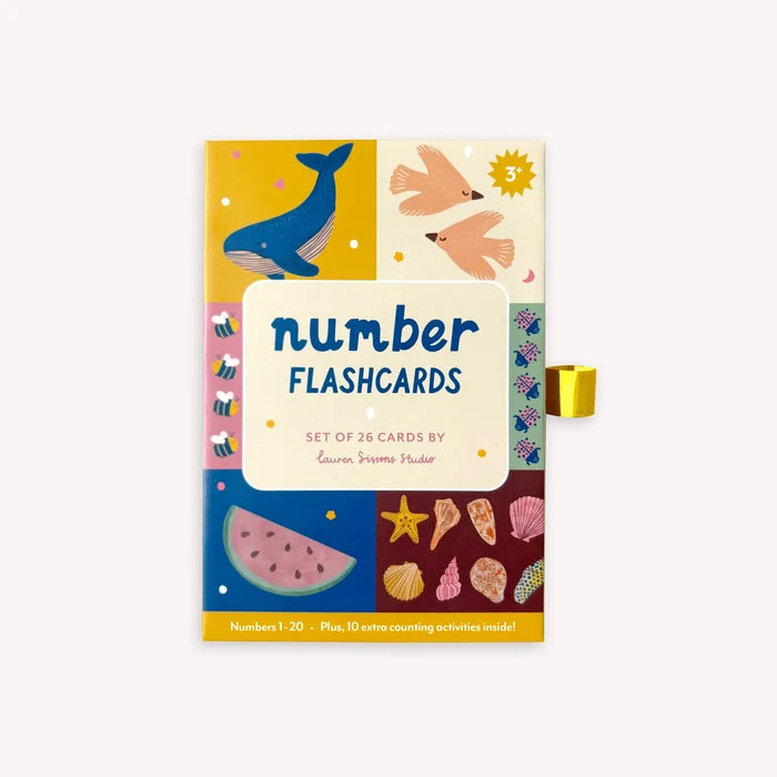 Illustrated Numbers Flash Cards