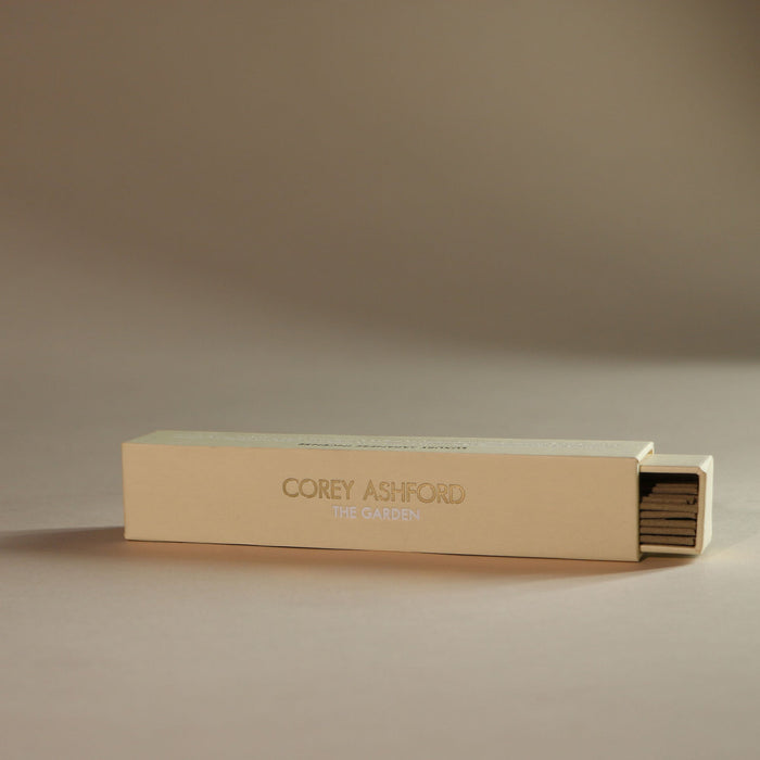 corey ashford jumbled Japanese incense in the garden floral warm white flowers sticks luxury gift Christmas jumbledonline