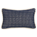 Indigo Rope Lumbar Pillow