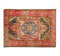 Indoor/Outdoor Mat Esencia Heriz Red by Liora Manne