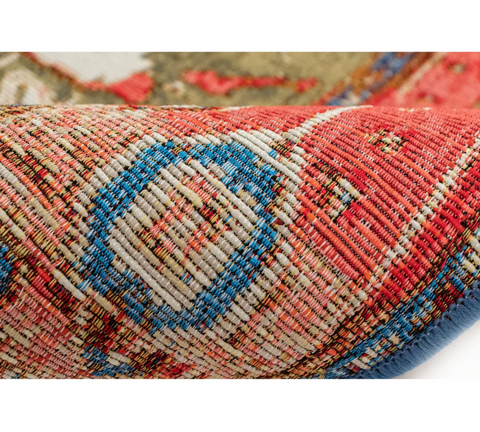 Indoor/Outdoor Mat Esencia Heriz Red by Liora Manne