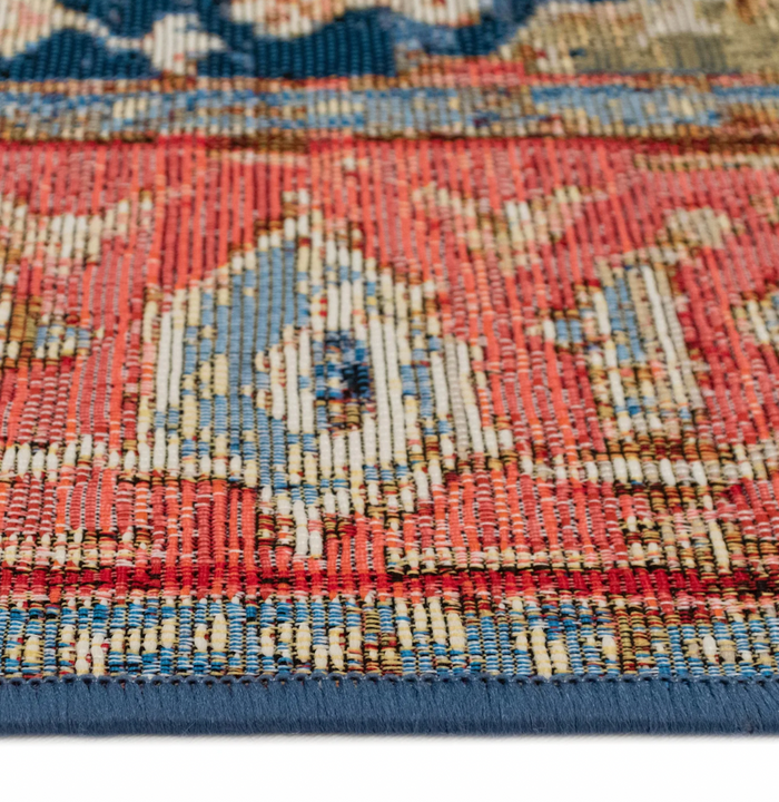 Indoor/Outdoor Mat Esencia Heriz Red by Liora Manne
