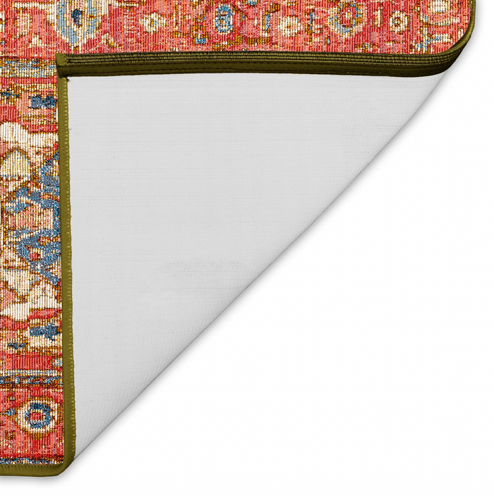Indoor/Outdoor Mat Esencia Heriz Red by Liora Manne