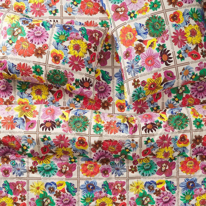 Ines Cotton Fitted Sheet - Porcelain
