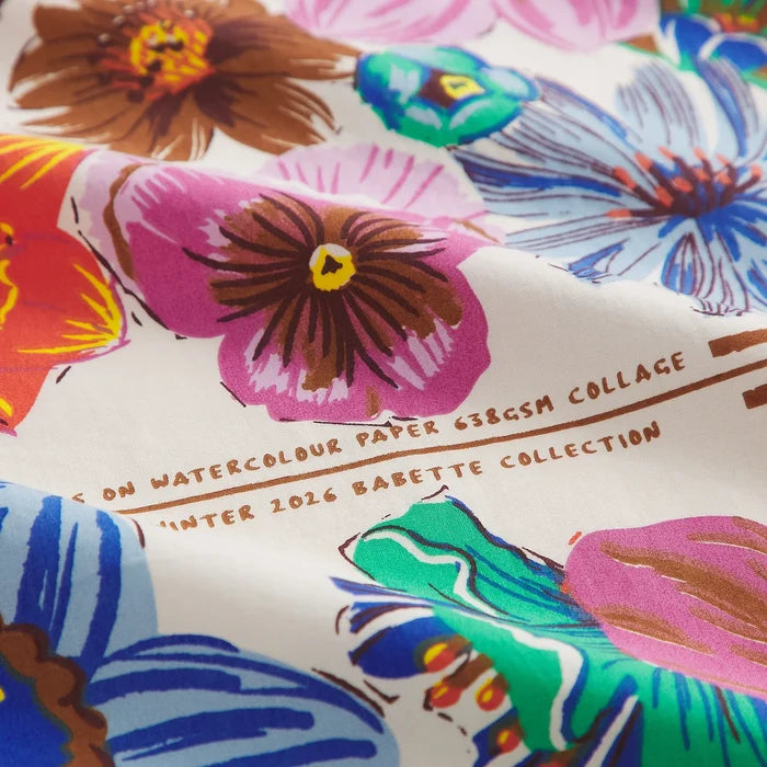Ines Cotton Fitted Sheet - Porcelain