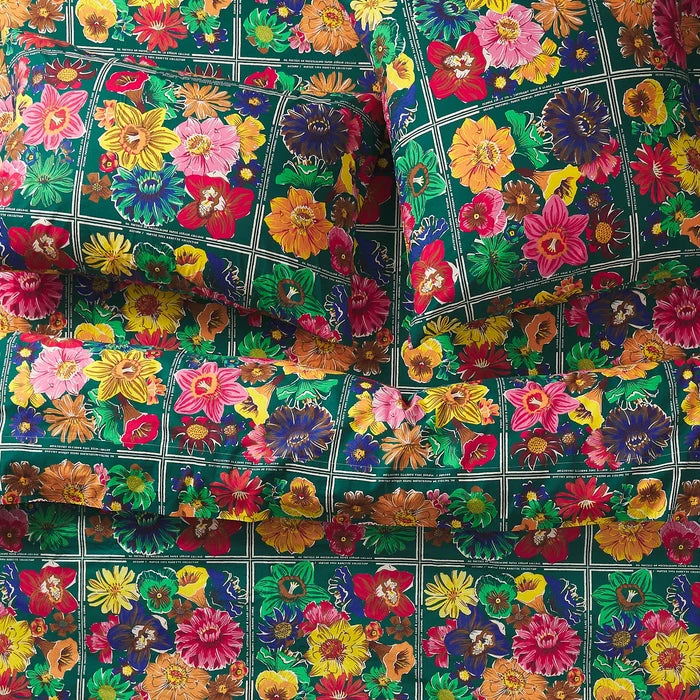Ines Cotton Pillowcase Set - Verdant